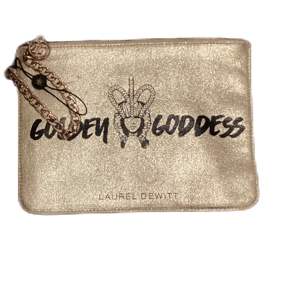 Golden Goddess wristlet.